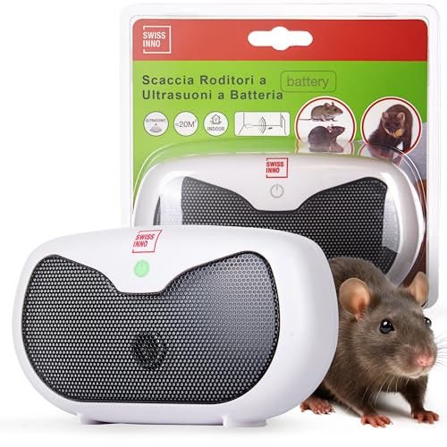 Foto del prodotto · Repellente a ultrasuoni a batteria · 20 m²