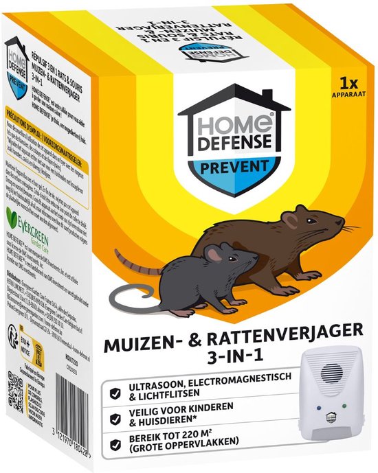 Productfoto · Muizen- en rattenverjager 3-in-1