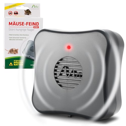 Productfoto · Mobiele muizenverjager op batterijen